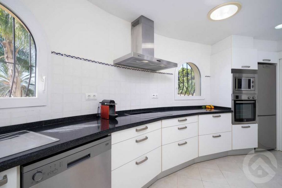 casa rosana with kitchen in a modern villa in moraira costa blanca
