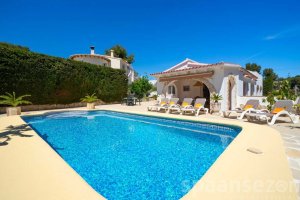 Casa Alicia in Moraira Costa Blanca with private swimming pool and terrace
