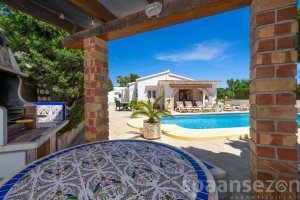 Casa Alicia in Moraira with cozy bbq area