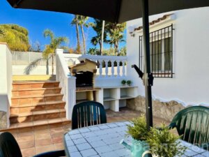 BBQ area at Villa Lara in Moraira