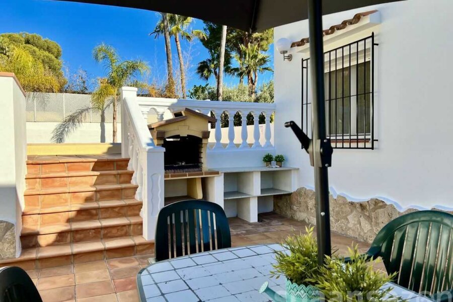 BBQ area at Villa Lara in Moraira