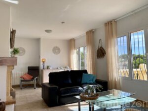 Holiday rental in Moraira with a light and bright living room