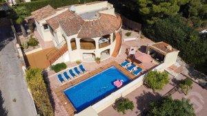 Vacation home Patricia from the sky. Huge villa in Moraira
