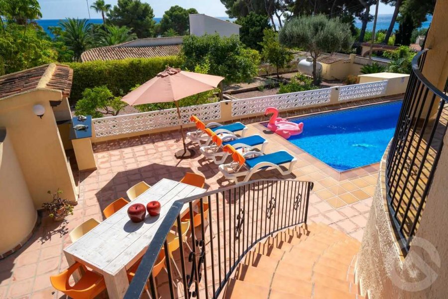 Vacation home Patricia with sea views and a private pool in the garden