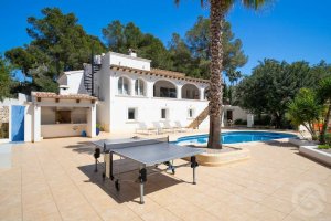 Apartment Zara in the centre of Moraira with table tennis table