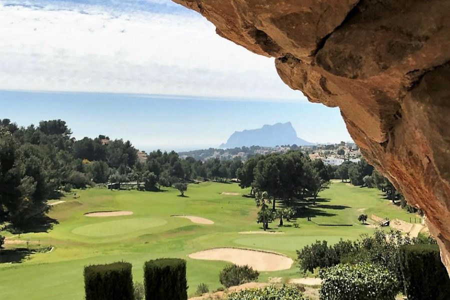 Golf in en omrond Moraira is zeer populair