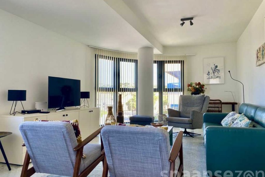 Well furnished living room in Moraira Suites