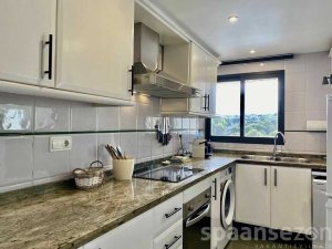 Moraira Suites in the center of Moraira has an open kitchen