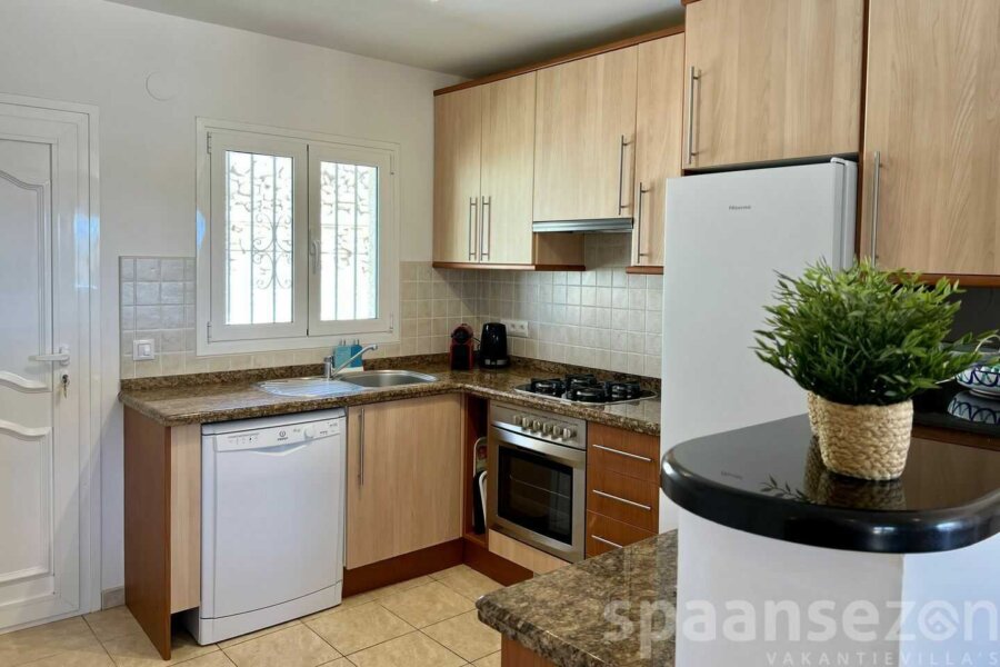 Open kitchen in de the villa