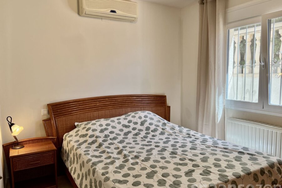 Second bedroom in the villa Maia with 160 x 200 cm bed