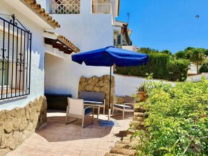 Holiday Home Luciana in Moraira a small garden on the ground floor