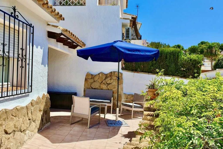 Holiday Home Luciana in Moraira a small garden on the ground floor