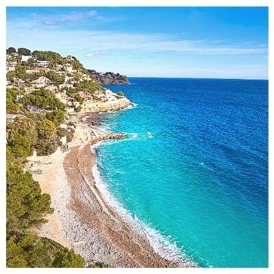 De wandelroute tussen Benissa en Calpe