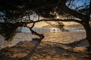 Sunset in Moraira. Holiday rental in Moraira