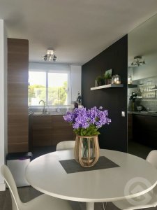 Apartment Delfin in Moraira has an open kitchen with sea views