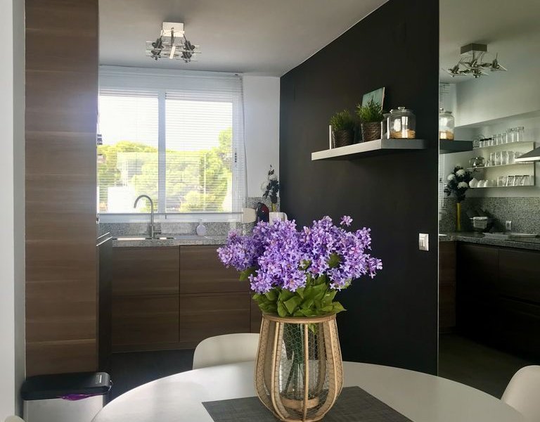 Apartment Delfin in Moraira has an open kitchen with sea views