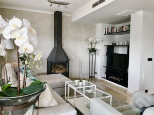 Penthouse Moraira with a light and bright living room