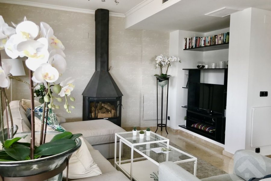 Penthouse Moraira with a light and bright living room