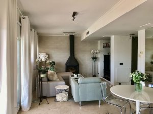 Penthouse Moraira with a light and bright living room