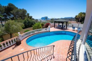 Sea view villa Rosana with private pool in Moraira