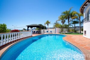 casa rosana with a garden in moraira costa blanca