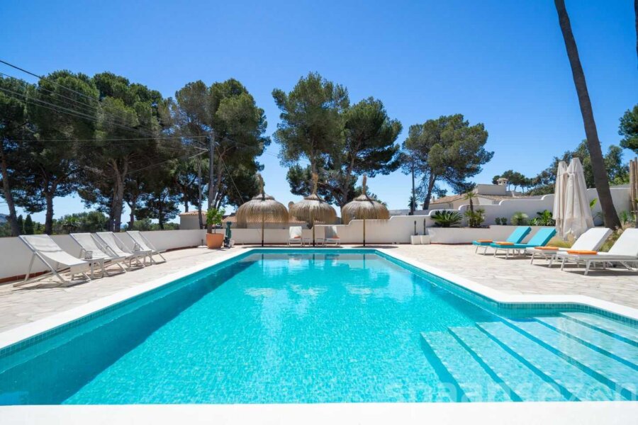 Villa La Serena in Moraira with large private pool in the garden