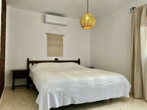 This villa in Benissa has 3 bedrooms with comfortable beds.