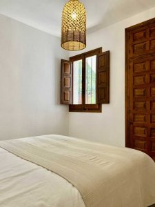 This villa in Benissa has 3 bedrooms with comfortable beds.