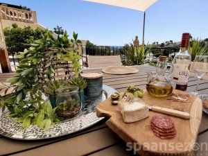 Tapas with a view at villa Terramar in Benissa Costa