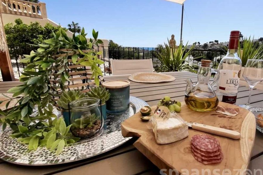 Tapas with a view at villa Terramar in Benissa Costa