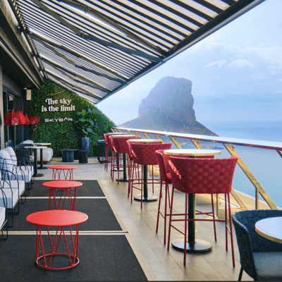 Rooftop bar Sky in Calpe