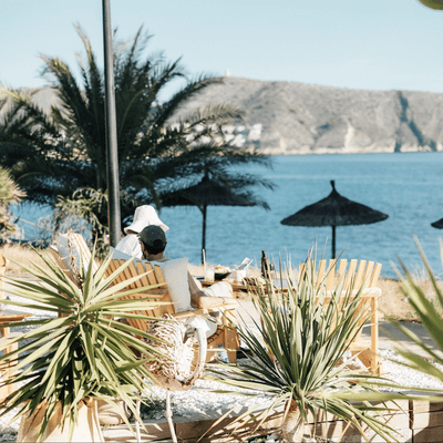Top 5 terrassen in Moraira aan de Costa Blanca