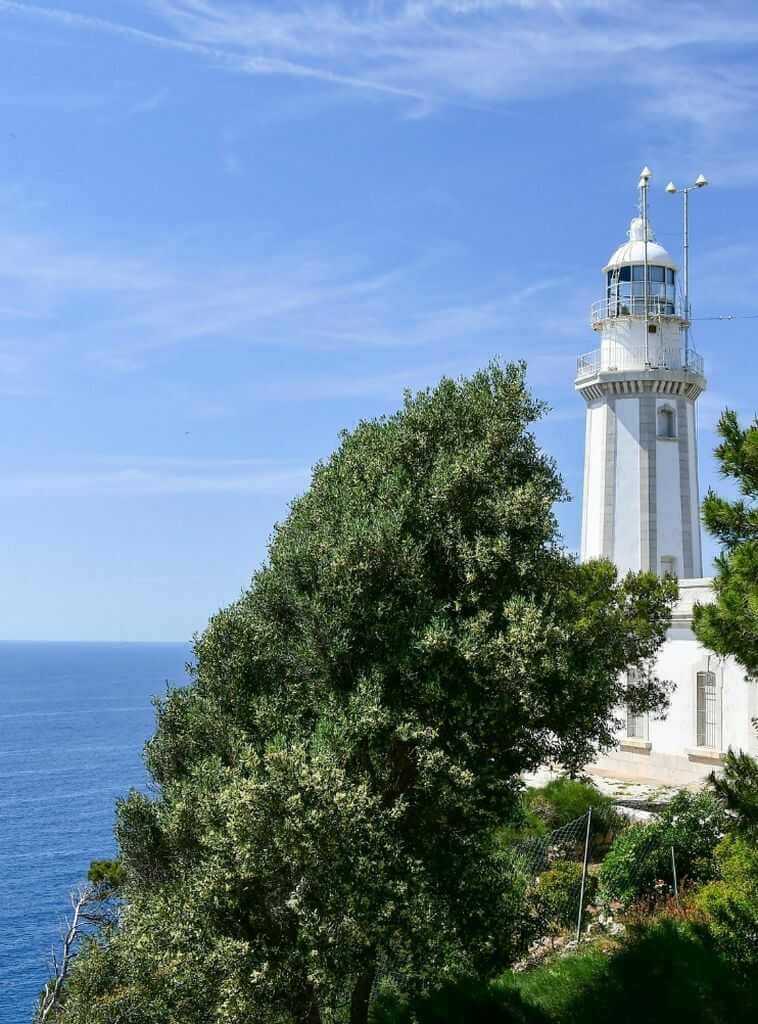 Vuurtoren van Jávea aan de Costa Blanca in Spanje