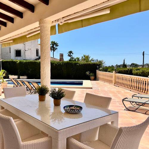 Winter accommodatie in Moraira genaamd Villa Maia